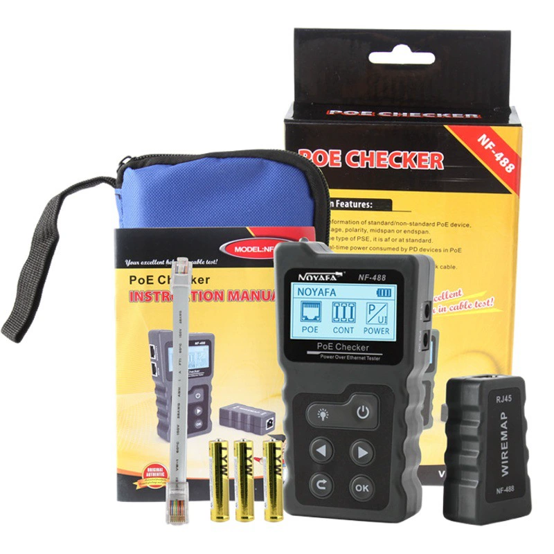 Умная мышь NF488 автоматически распознает напряжение PoE, проверяет мощность цепи нагрузки и эффективно сопоставляет камеру с устройством.