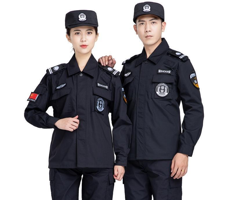警備作業服 春秋スーツ 財産勤務長袖警備服 夏半袖スーツ 速乾性|undefined