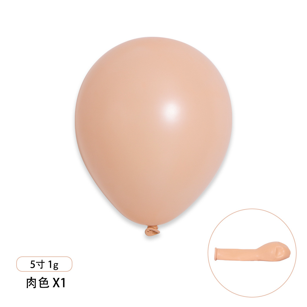 Round Matte 5-inch color carne 200/1 paquete