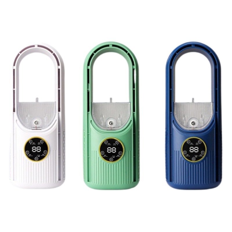 Cross-border blaveless fan electric fan household dormitory air conditioning fan USB cold fan spray water-cooled desktop fan