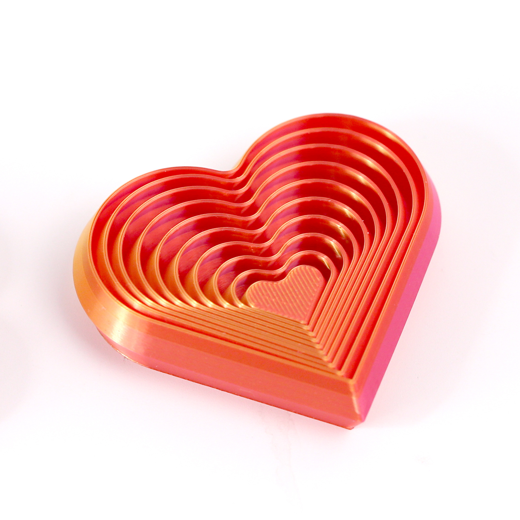 Transfronterizos en forma de flor torre de rábanos impresa en 3D juguetes apilados Puzzle Puzzle