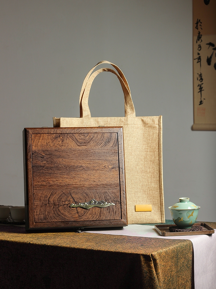 普洱茶包装盒茶叶单双饼空盒福鼎老白茶单饼礼品盒通用黑茶空