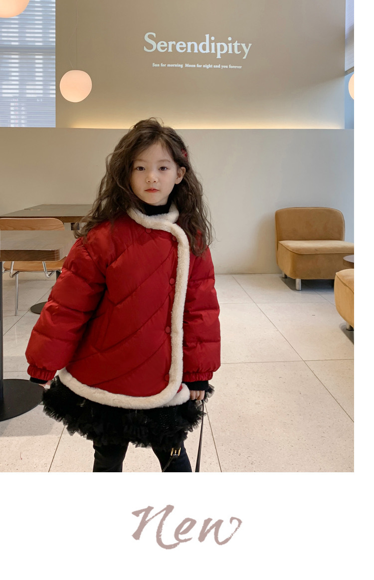 Tongluoke 2023 Neue kinder Verdickte Koreanische Ausgabe Mädchen Modische frauen Treasure Western Baumwolle Mantel_voghion.com