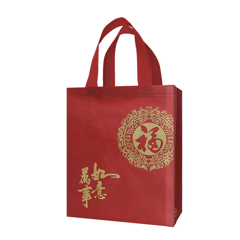 마룬 레드 행운 스타일, 작은 크기 28*36*10