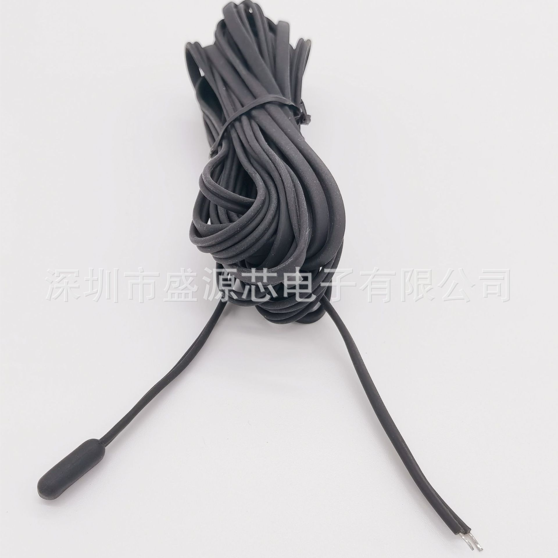 10KB3950 IP67TPE注塑头 水族箱温度传感器 NTC温度探头