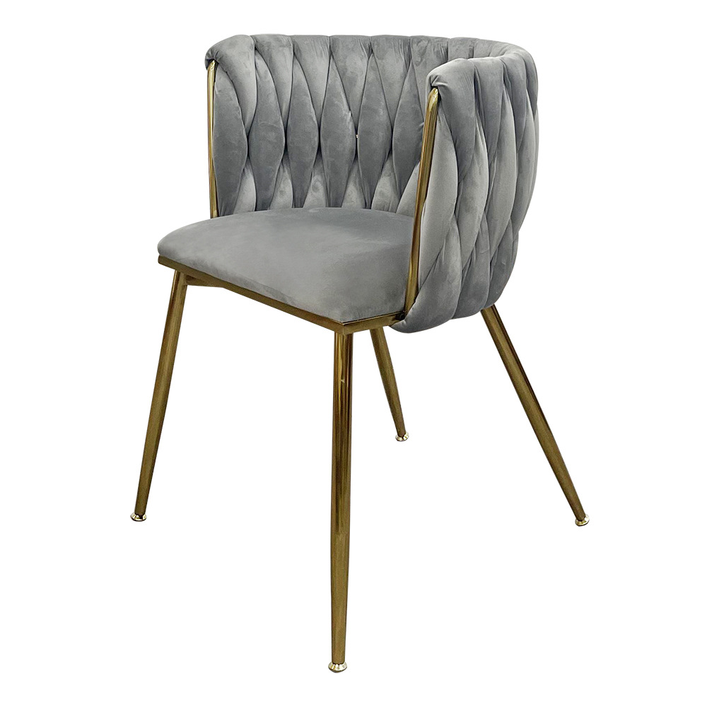 Fábrica directa personalizada silla de maquillaje dormitorio de niñas mesa de tocador silla de maquillaje casera de cocina de cocina de envoltura silla de comedor respaldo