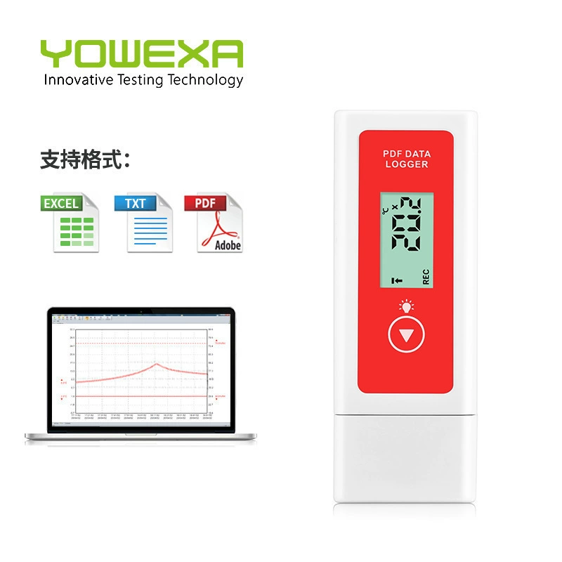 Регистратор температуры в формате PDF, внешний зонд, высокоточная проверка мониторинга температуры YUWEN YMP-11ED