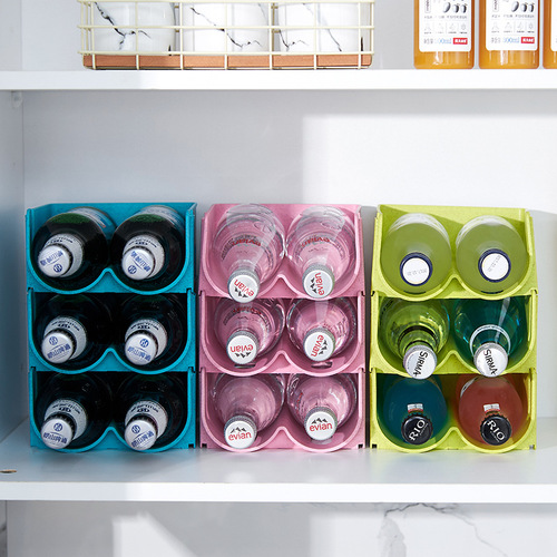 Household Refrigerator Beverage Beer Storage Box Can Stacking Multi-layer Shockproof Storage Rack Portable Organizing Stand