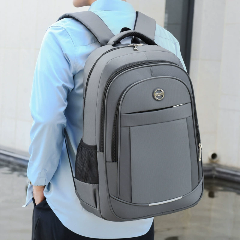 Nylon backpack, school bag for elementary school students for leisure, laptop, for teenagers, simple and elegant design, worn on the shoulder