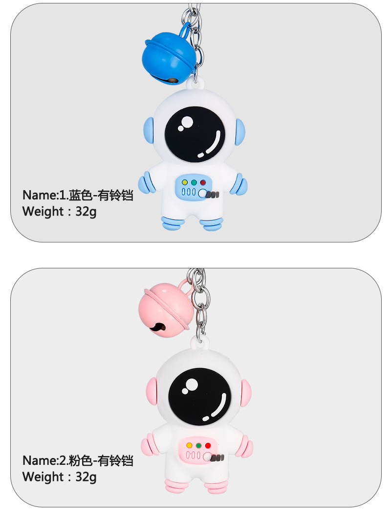 Korean version of creative cute cartoon astronaut keychainpicture1