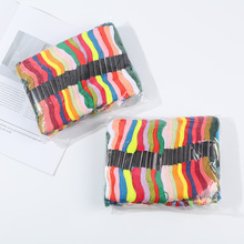 厂家供应十字绣线 彩色涤纶刺绣绣花线个性diy学生缝纫绣花线批发