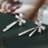 Earrings with bow