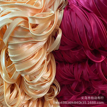 厂家批发硬软缎面包边布 切边割边条 亮光包芯绳 涤纶嵌条绳等