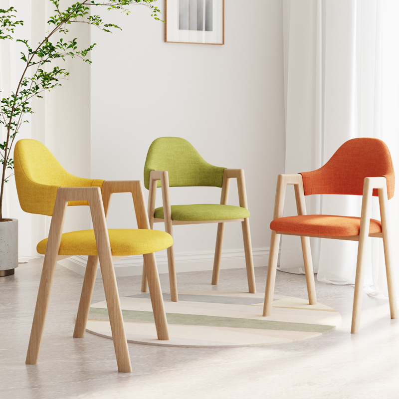 北欧创意餐椅才子椅现代简约座椅小户型餐厅塑料商用洽谈椅子