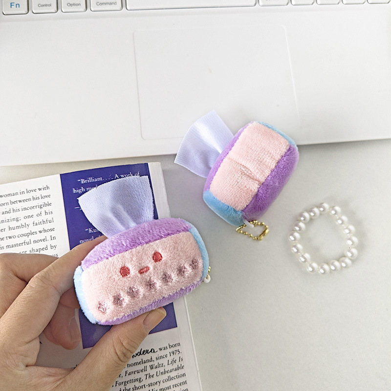コーナーバイオミニぬいぐるみティッシュボックスペンダントクリエイティブシミュレーション人形キーホルダー友人への面白いギフトとして|undefined
