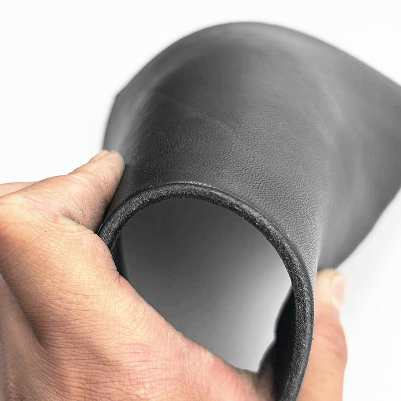 4mm黑色植鞣革头层牛皮皮料腰带工业垫板硬牛皮真黄牛可塑性面X20