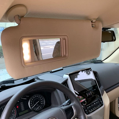 Landkuloze sun visor front shield: Sun visor rearview mirror
