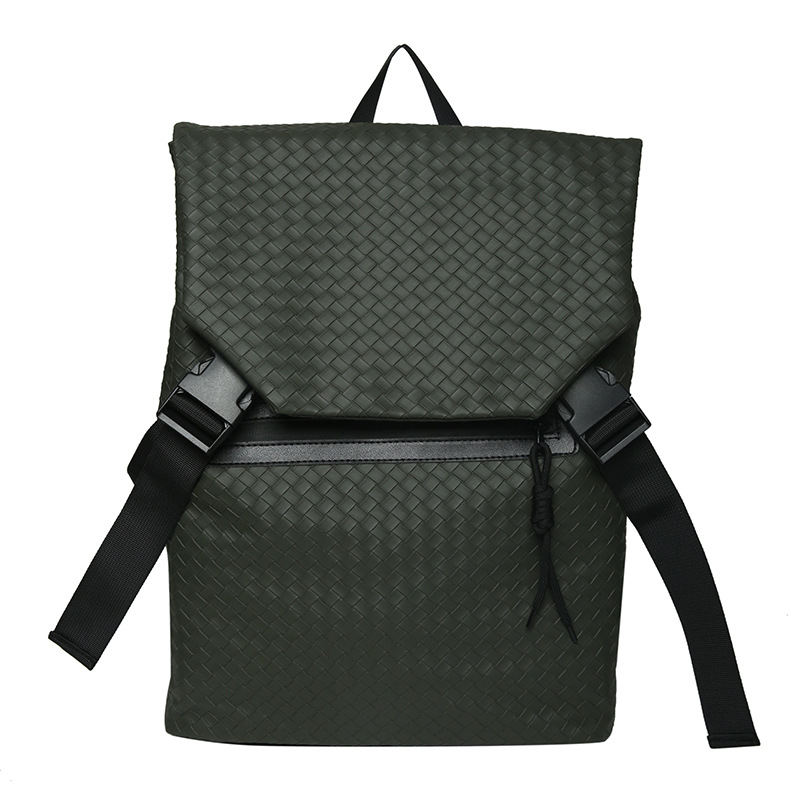 Mochila para hombres de alta capacidad de marca de moda, mochila de bicicleta de estilo, mochila de textura para estudiantes universitarios, mochila de computadora para viajes
