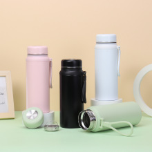 316不锈钢保温杯大容量吊带水壶户外便携水杯儿童礼品杯子批发