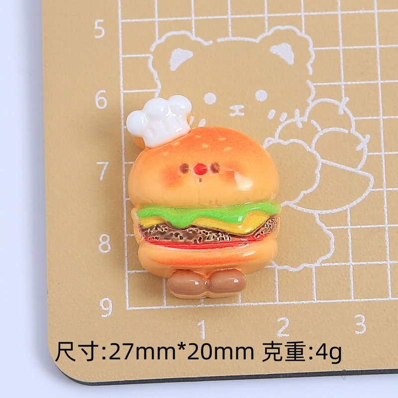 卡通厨师饼干食玩手工diy自制饰品配件奶油胶树脂小配件材料批发|undefined