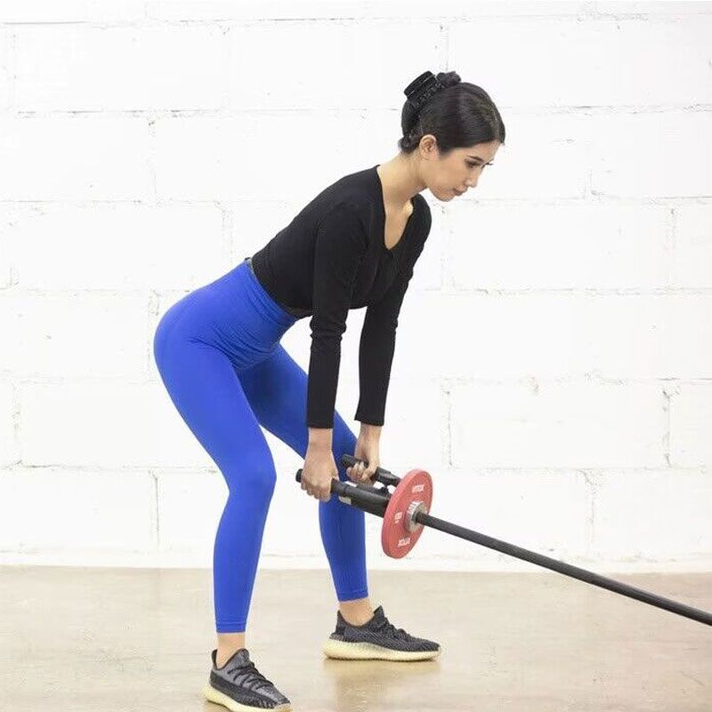 Fitness Grip T-Bar for Hip Training, Squat, Deadlift Bar, Back Training Handle, Rowing Aid