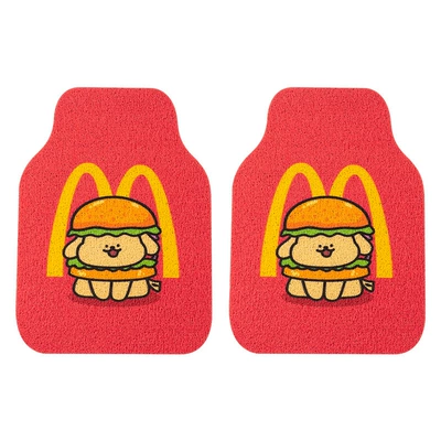 Universal Foot Pad Mats, Cute Cartoons - recommendedhamburger-dog-wire-circle-foot-mats2