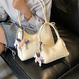 热销女士百搭潮批发厂家高级感小众淑女悠闲新款手提包斜跨单肩包