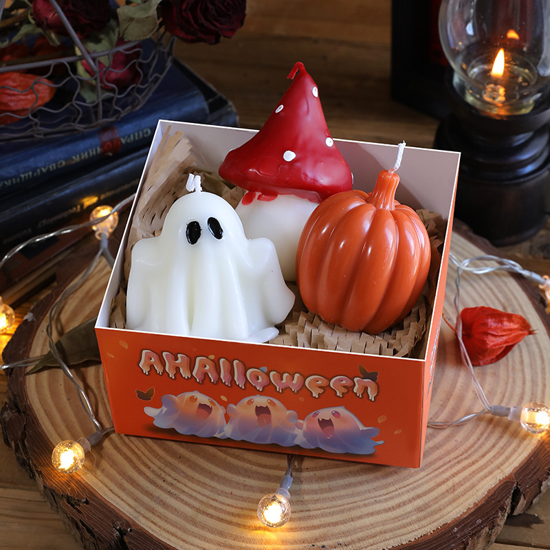 ハロウィンキノコ眼球香りキャンドルホリデークリエイティブ装飾キャンドル雰囲気装飾面白い形のキャンドル|undefined
