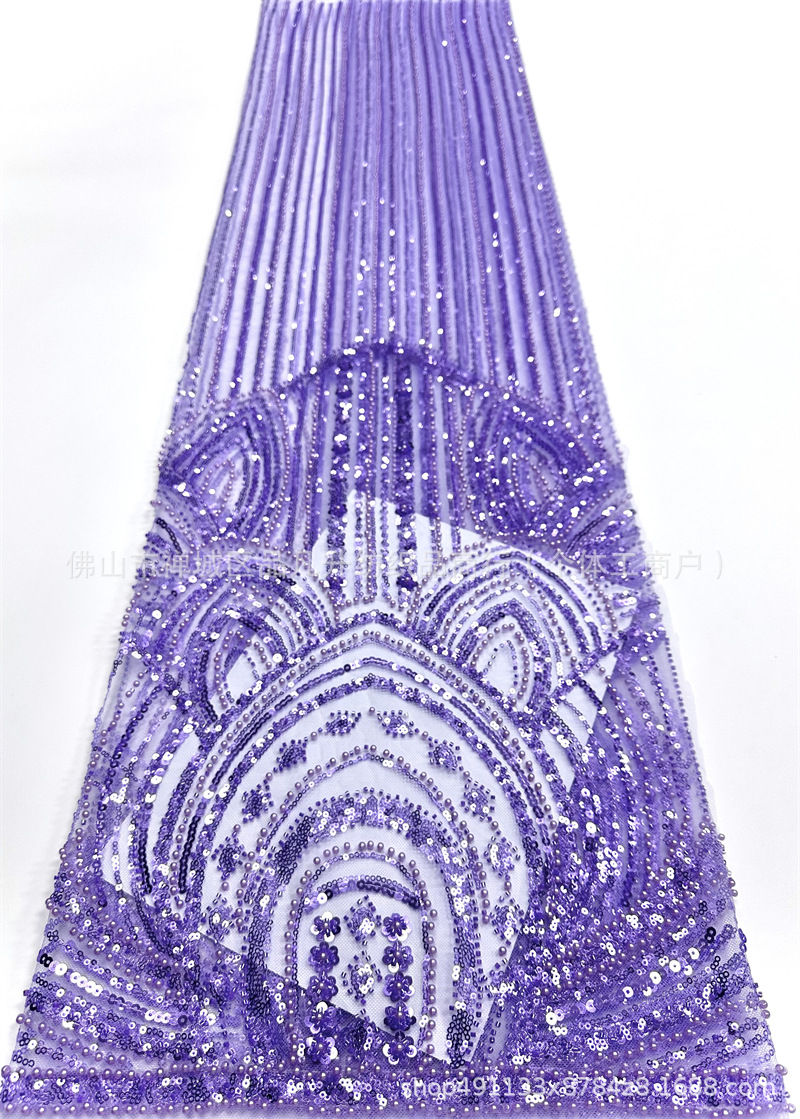 Moda Suzhou vestido de boda de noche de encaje bordado sequillas de encaje comercio exterior transfronterizo al por mayor tela