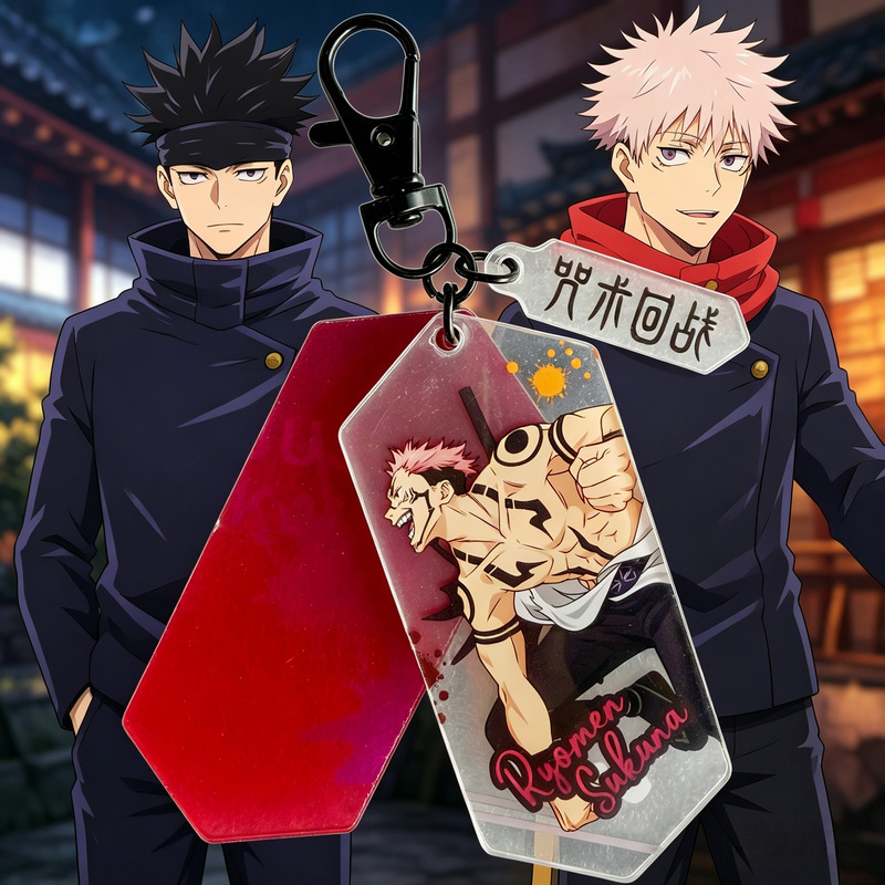 New Anime Jujutsu Kaisen Merchandise: Gojo Satoru, Itadori Yuji Keychains, Fushiguro Megumi Acrylic Keychains Wholesale New Anime Jujutsu Kaisen Merchandise: Gojo Satoru, Itadori Yuji Keychains, Fushiguro Megumi Acrylic Keychains Wholesale