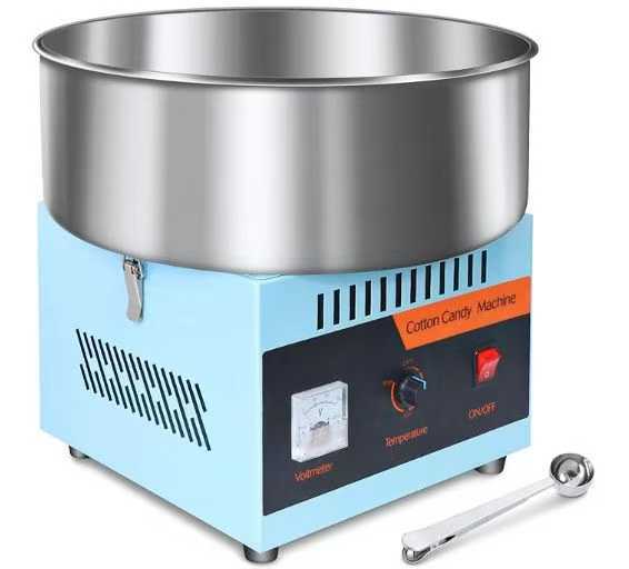 Máquina de algodón de azúcar, gas eléctrico, color elegante automático, máquina de algodón de azúcar de color especial, puesto comercial