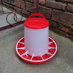 Thickened Feed Bucket for Raising Chickens, Drinking Water Kettle, Drinking Fountain, Food Bucket, Food Basin, Automatic Feeding Bucket for Chickens, Ducks and Geese, Drinking Water Bucket