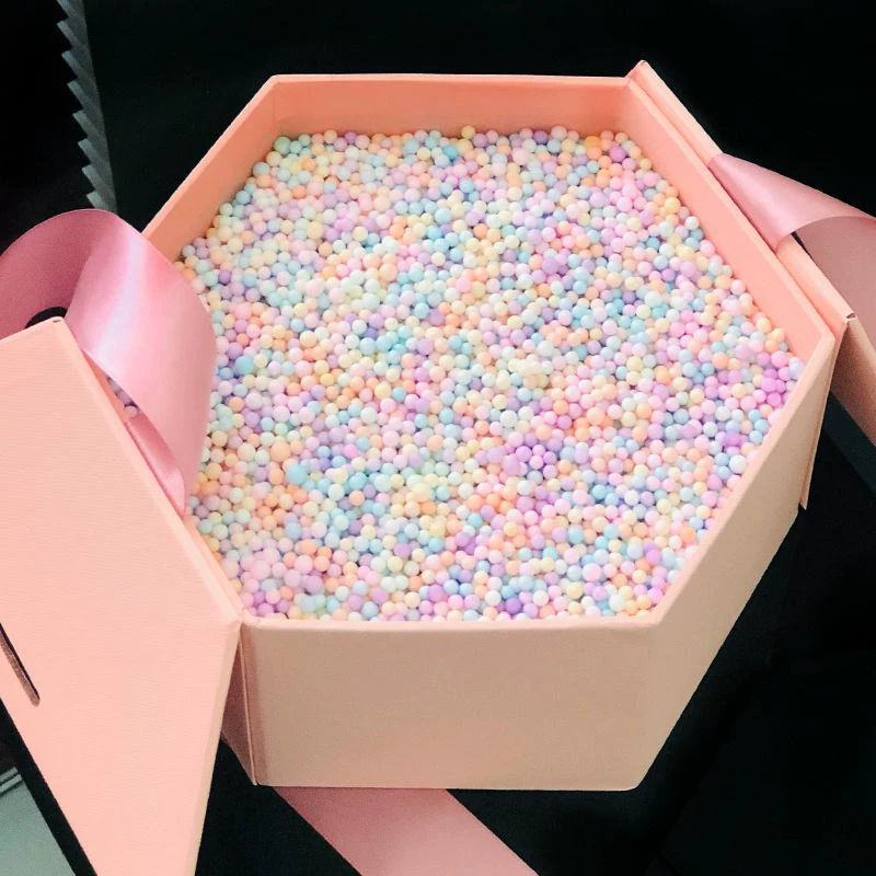 Styrofoam ball, mixed round small gift box, small particles