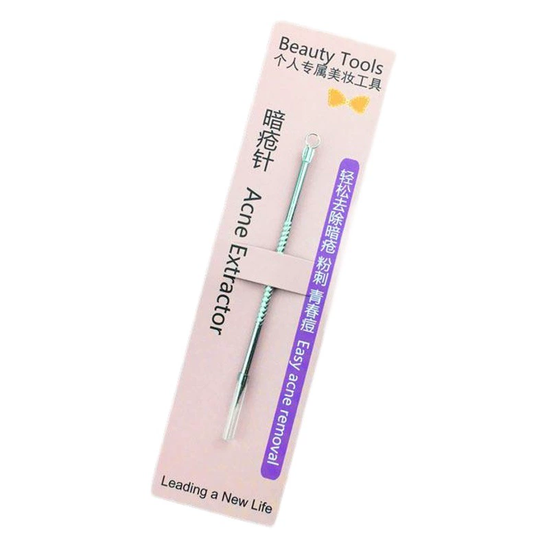 D107 Заводская прямая игла для прыщей из нержавеющей стали игла для прыщей игла для красоты игла для молодости Сожмите иглу для прыщей 8 см