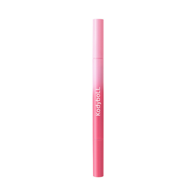 KodyboLL, doble cabeza de codo, pluma de cejas de agua multipunca, cejas salvajes ultra finas impermeables, antitransor, no se quita el maquillaje, no se desvanece.