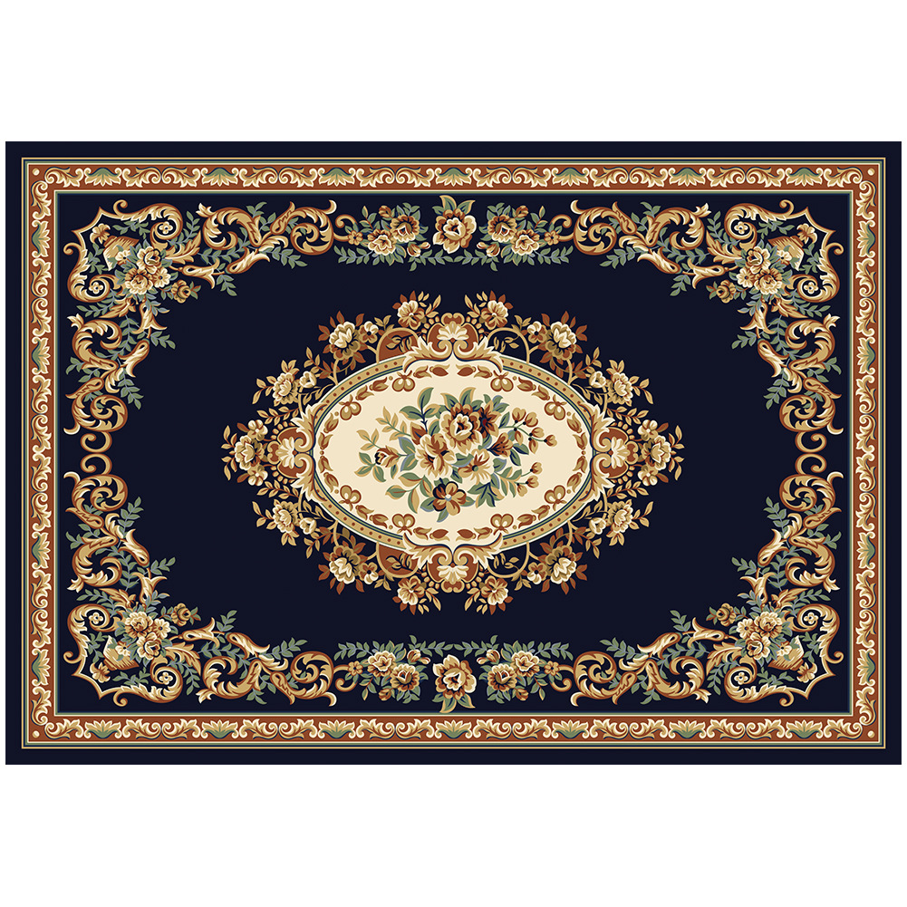 Lujo ligero, retro, sala de estar de estilo europeo, alfombra, alfombra, alfombra, estilo de sala de estar del hotel, costura de alfombra, alfombra para el hogar image 5