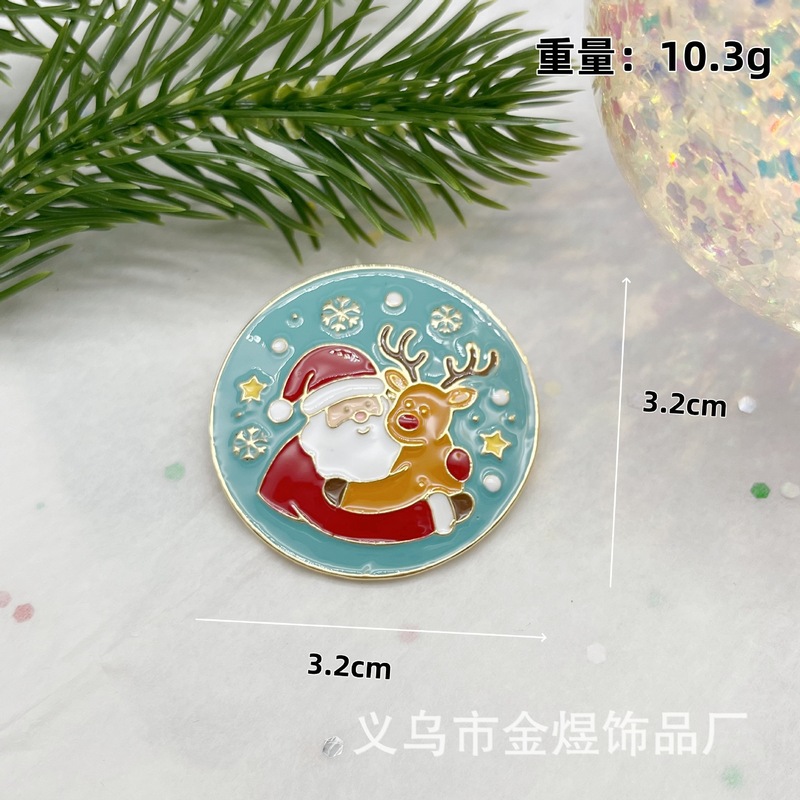 圣诞老人可爱卡通服饰胸针徽章别针包包配饰日系圣诞节装饰品|undefined