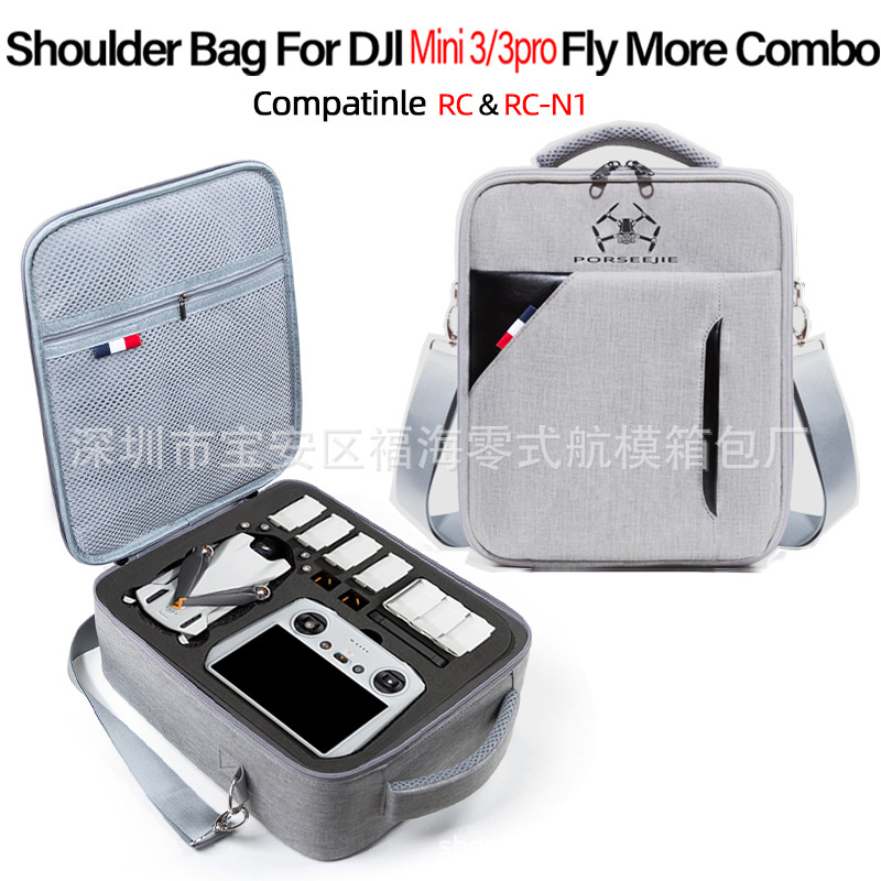 Adecuado para DJI mini 3pro bolsa de almacenamiento de drones Dji mini 3 bolsa de almacenamiento portátil anti-caída