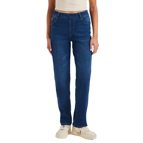 Cross-border new style cat whiskers marmoset yoga jeans women's high waist slimming pockets tight high elasticity fitness casual pants 