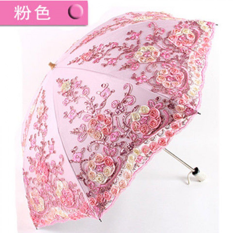 二つ折りピンク