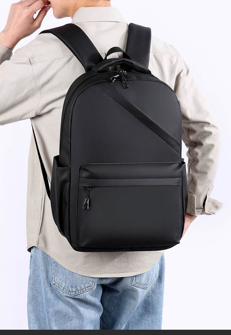 Amazon backpacks for men's business trips, new large-capacity computer bags, and multi-functional school bags for students details Picture