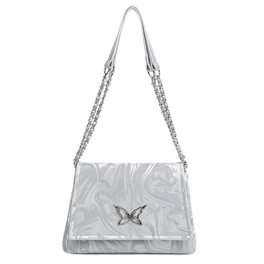 2024 new niche shoulder bag liquid butterfly element bag female 2024 New Spicy Girl envelope bag underarm bag