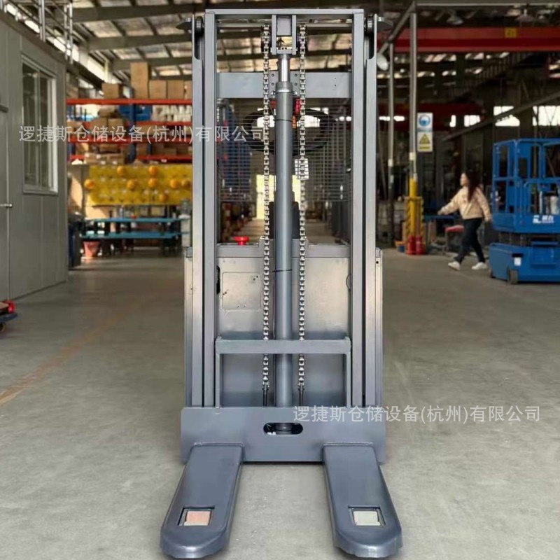 步行式站架式全电动叉车半电动液压升高搬运车托盘搬运堆垛车现货