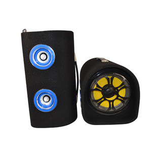 Cross-Border 8inch 10inch Car Subwoofer 12V24V High-Power Car Audio Modified Tunnel Type with Bluetooth Function
