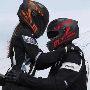 Factory Direct Export Electric Vehicle Helmet Men's Motorcycle Full-Face Helmet Motorcycle Women's Warm Riding Double Mirror Helmet