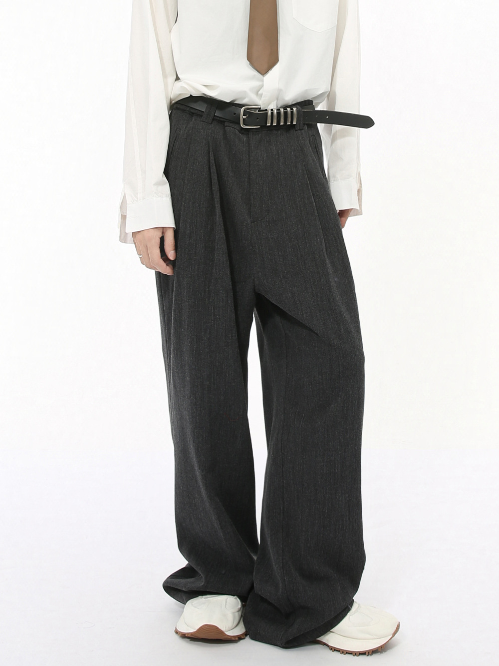 MTLCLOTHES Hombres| Otoño nuevo estilo francés ligero soporte de hombro estilo de alta sensación de doble botón traje de moda