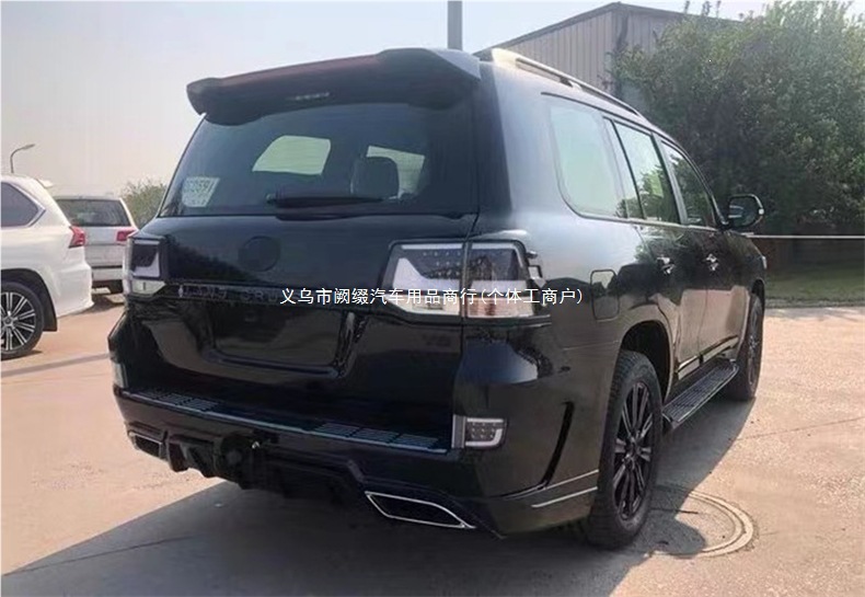 Suitable for 2016-2021 Land Cruiser rear taillights, E-version front and rear bumpers, Black Warrior grille, headlight modification