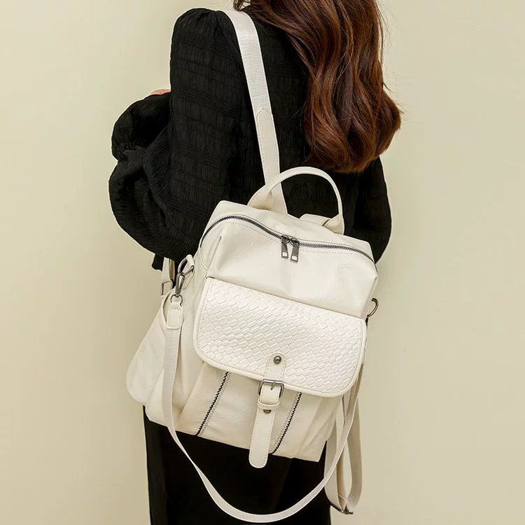 (Cross-border trading), polyurethane backpack, capacious one-shoulder bag, travel bag