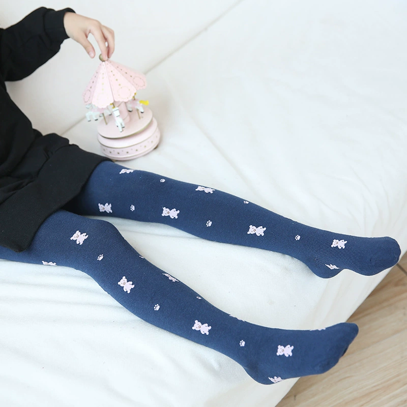 图图星 Autumn cartoon children's cotton trousers, with little bears, wholesale