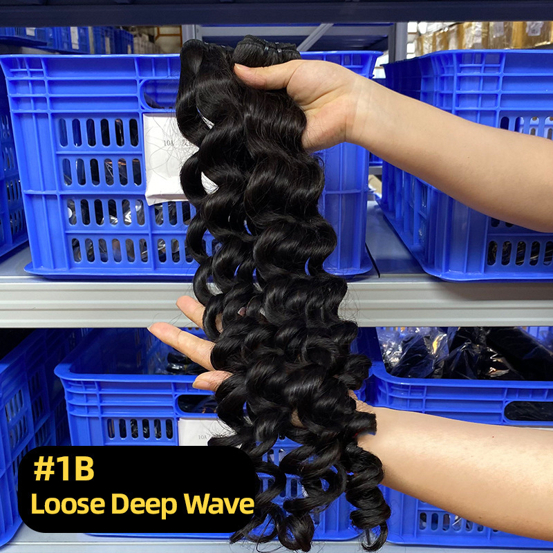12a假发真人发发帘女士double drawn human hair bundles欧美跨境|undefined